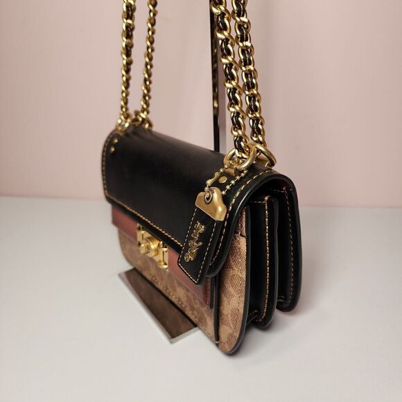 NWT COACH CF200 Troupe Crossbody Signature Canvas - Picture 2 of 9